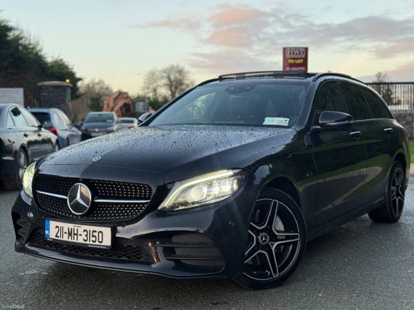 Mercedes-Benz C-Class Estate, Diesel Plug-in Hybrid, 2021, Black