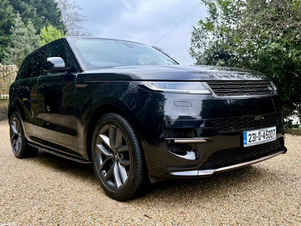 Land Rover Range Rover Sport SUV, Petrol Plug-in Hybrid, 2023, Black