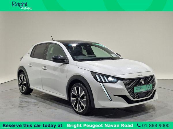 Peugeot 208 Hatchback, Electric, 2021, White