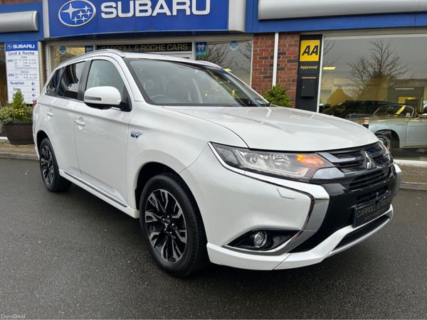 Mitsubishi Outlander SUV, Petrol Plug-in Hybrid, 2017, White