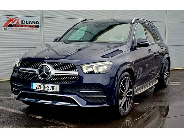 Mercedes-Benz GLE Estate, Diesel Plug-in Hybrid, 2022, Blue