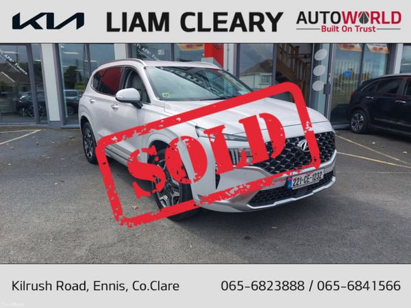 Hyundai Santa Fe Estate, Petrol Plug-in Hybrid, 2022, White