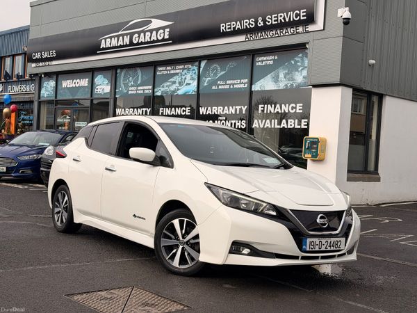 Nissan Leaf Hatchback, Electric, 2019, White