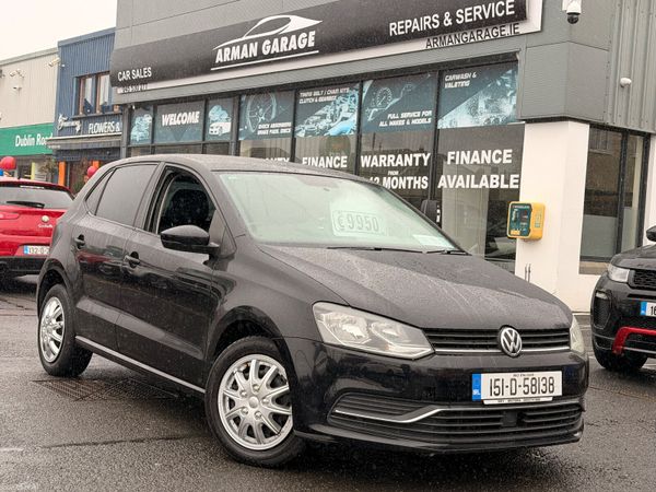 Volkswagen Polo Hatchback, Petrol, 2015, Black