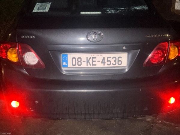 Toyota Corolla Saloon, Petrol, 2008, Black