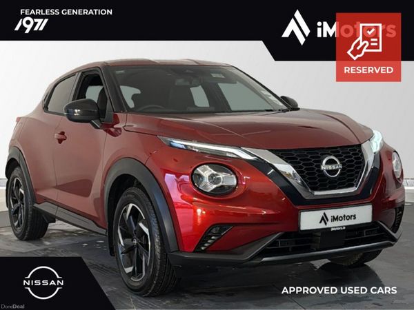Nissan Juke SUV, Petrol Hybrid, 2023, Red