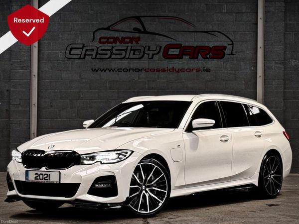 BMW 3-Series Estate, Petrol Hybrid, 2021, White