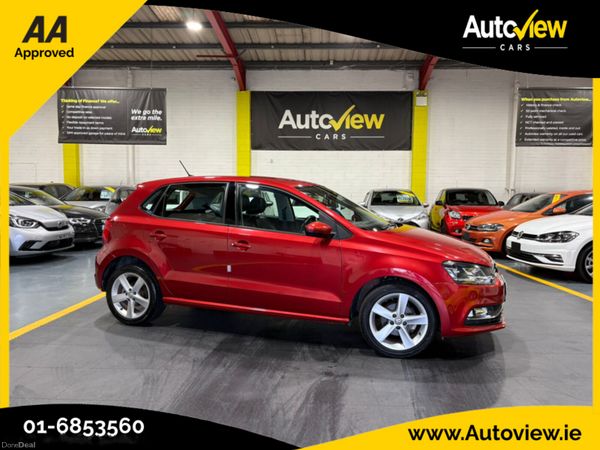 Volkswagen Polo Hatchback, Petrol, 2017, Red