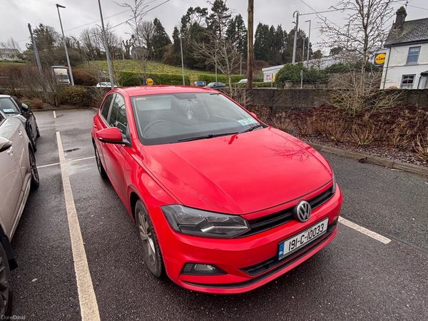 Volkswagen Polo Hatchback, Petrol, 2019, Red