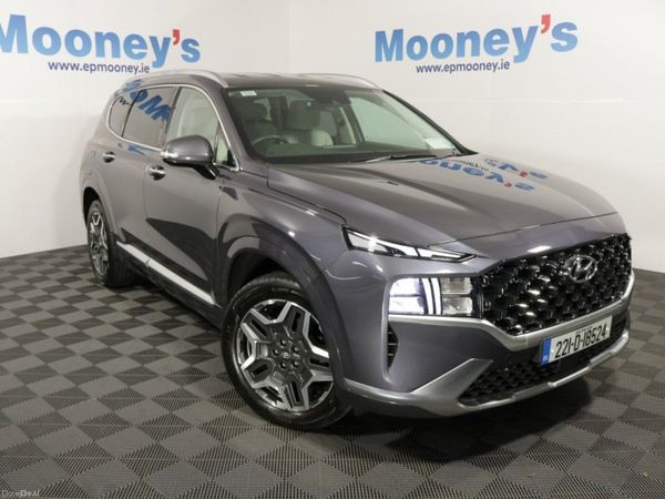 Hyundai Santa Fe SUV, Petrol Plug-in Hybrid, 2022, Blue