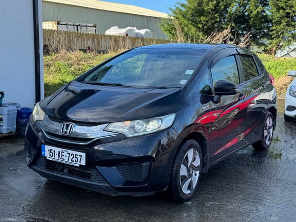 Honda Fit Hatchback, Petrol Hybrid, 2015, Black