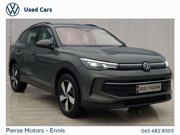 Volkswagen Tiguan SUV, Petrol Hybrid, 2025, Green