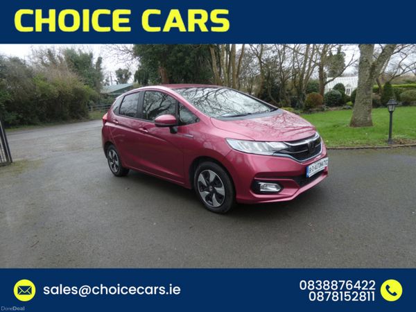 Honda Fit Hatchback, Petrol Hybrid, 2018, Red