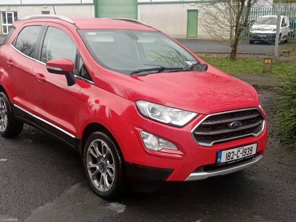 Ford EcoSport SUV, Diesel, 2018, Red