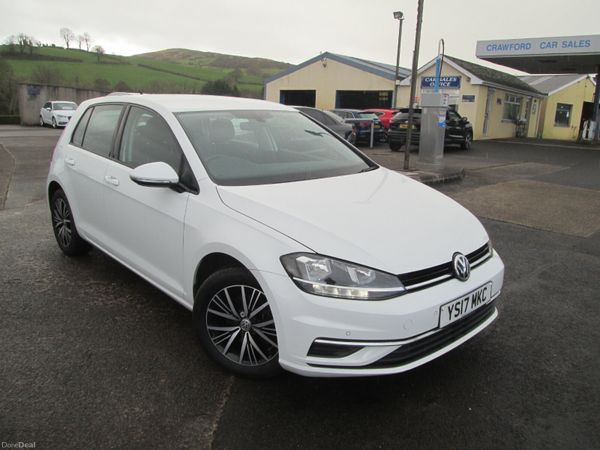 Volkswagen Golf Hatchback, Diesel, 2017, White