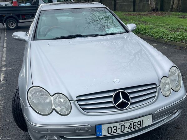 Mercedes-Benz CLK Coupe, Petrol, 2003, Silver