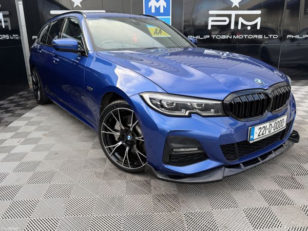 BMW 3-Series Estate, Petrol Plug-in Hybrid, 2022, Blue