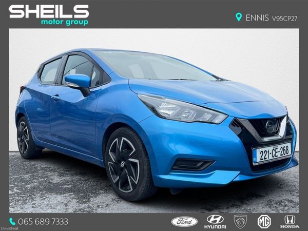 Nissan Micra Hatchback, Petrol, 2022, Blue