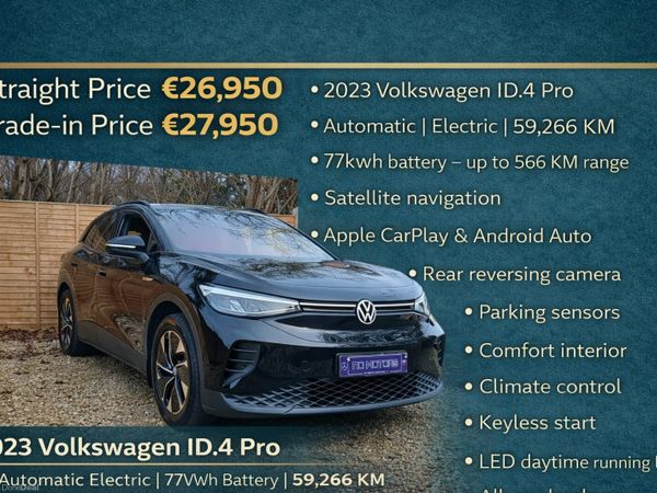 Volkswagen ID.4 Estate, Electric, 2023, Black