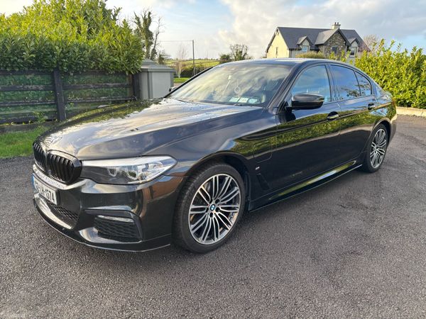 BMW 5-Series Saloon, Petrol Plug-in Hybrid, 2018, Black