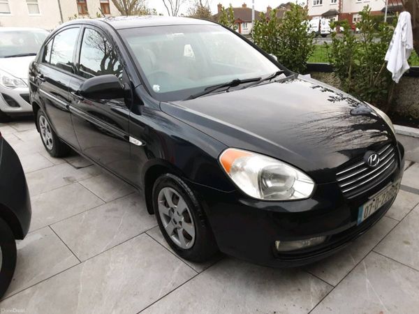 Hyundai Accent Saloon, Petrol, 2007, Black
