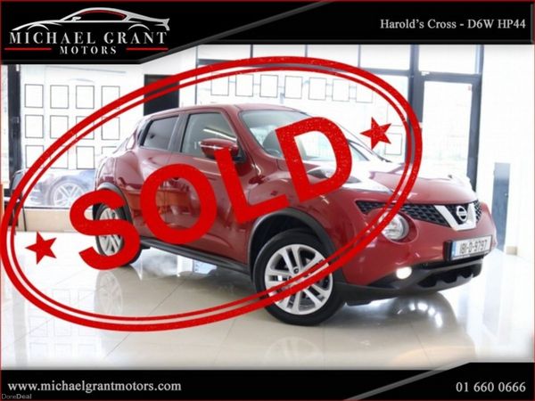 Nissan Juke SUV, Petrol, 2018, Red