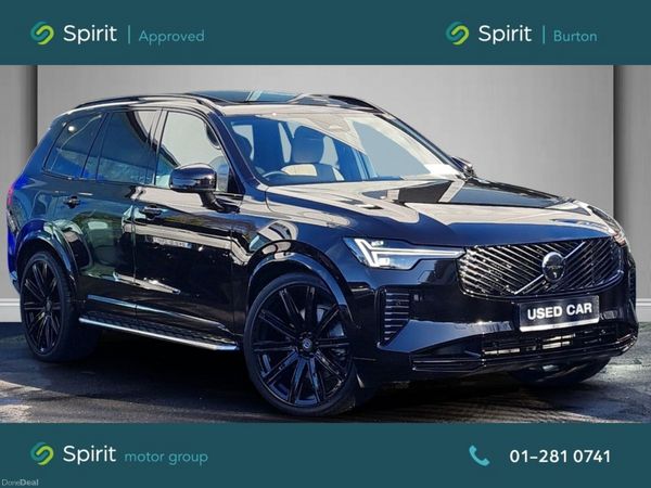 Volvo XC90 SUV, Petrol Plug-in Hybrid, 2025, Black