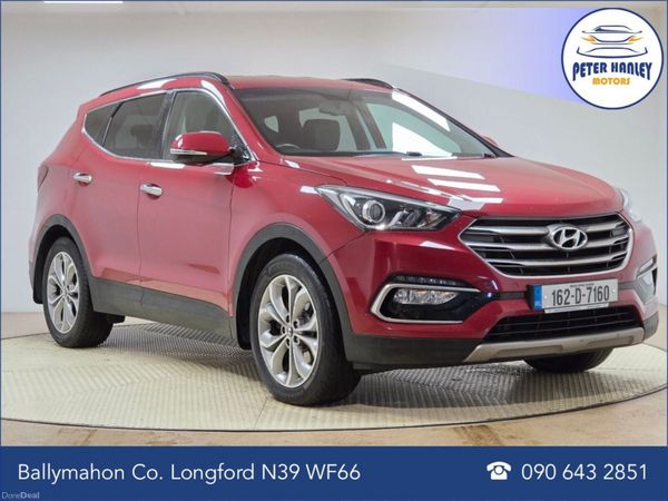 Hyundai Santa Fe SUV, Diesel, 2016, Red