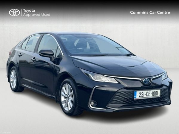 Toyota Corolla Saloon, Petrol Hybrid, 2023, Black