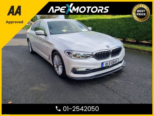 BMW 5-Series Saloon, Diesel, 2018, White