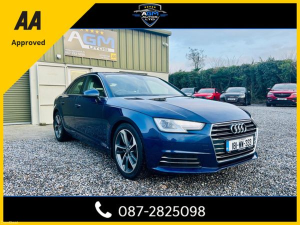Audi A4 Saloon, Diesel, 2018, Blue