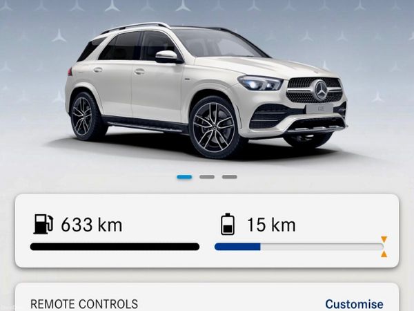 Mercedes-Benz GLE SUV, Diesel Plug-in Hybrid, 2021, White