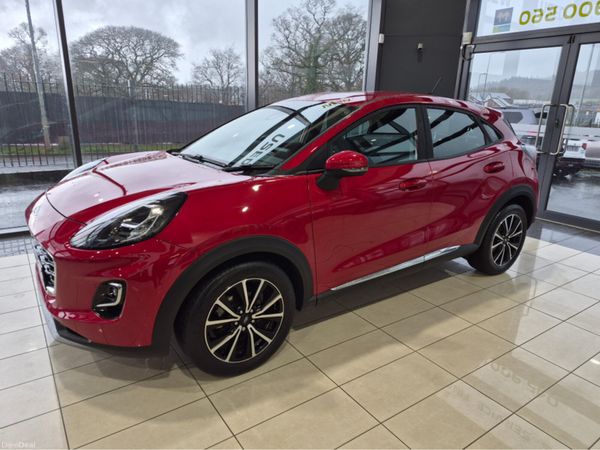 Ford Puma MPV, Petrol Hybrid, 2023, Red