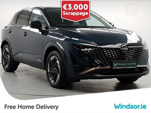 Nissan Qashqai MPV, Petrol Hybrid, 2025, Green