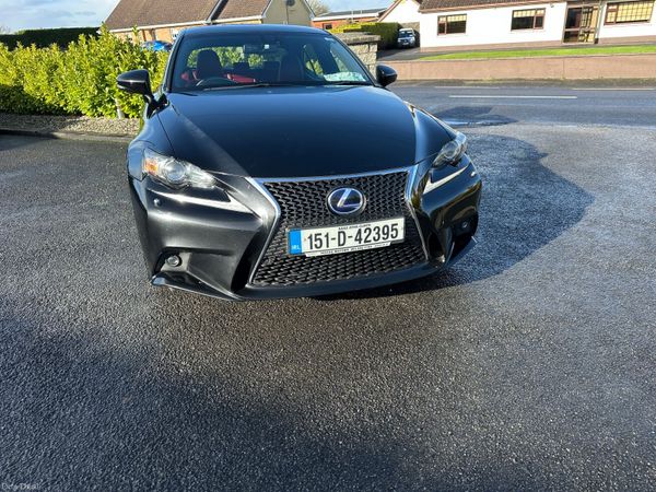 Lexus IS Saloon, Petrol Hybrid, 2015, Black