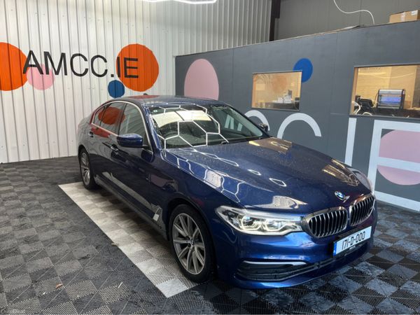 BMW 5-Series Saloon, Diesel, 2017, Blue