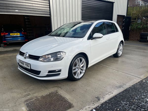 Volkswagen Golf Hatchback, Diesel, 2016, White