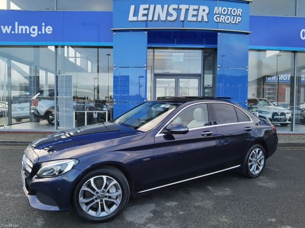 Mercedes-Benz C-Class Saloon, Petrol Plug-in Hybrid, 2018, Blue