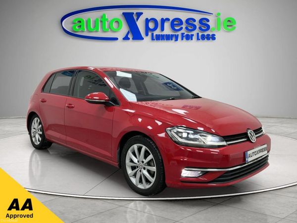 Volkswagen Golf Hatchback, Petrol, 2018, Red