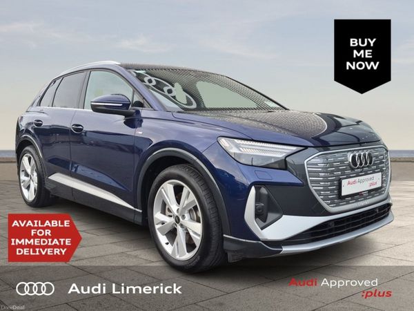 Audi Q4 e-tron SUV, Electric, 2024, Blue