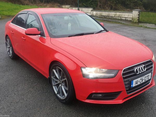 Audi A4 Saloon, Diesel, 2014, Red