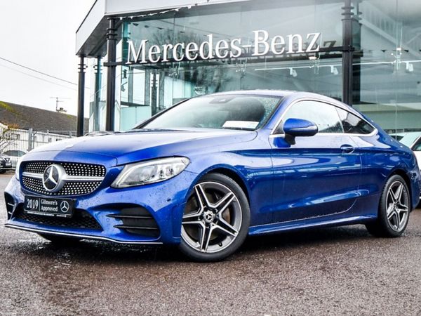 Mercedes-Benz C-Class Coupe, Diesel, 2019, Blue