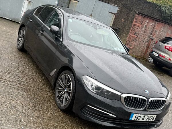 BMW 5-Series Saloon, Diesel, 2018, Black