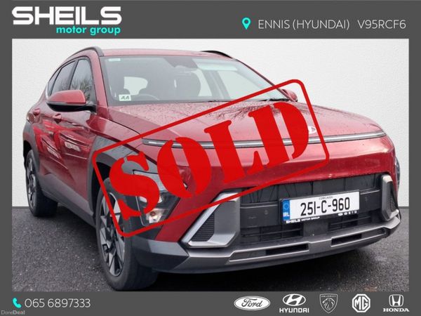 Hyundai KONA MPV, Petrol, 2025, Red