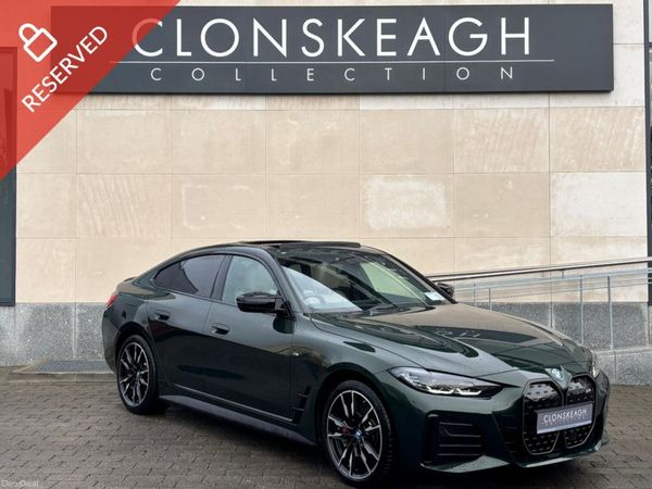 BMW i4 Saloon, Electric, 2023, Green