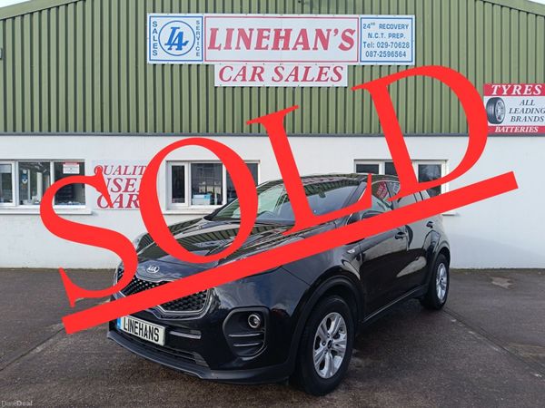 Kia Sportage SUV, Diesel, 2016, Black