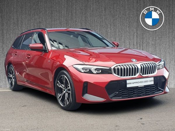 BMW 3-Series Estate, Petrol Plug-in Hybrid, 2025, Red