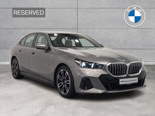 BMW 5-Series Saloon, Petrol Plug-in Hybrid, 2024, Grey