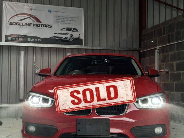 BMW 1-Series Hatchback, Petrol, 2015, Red