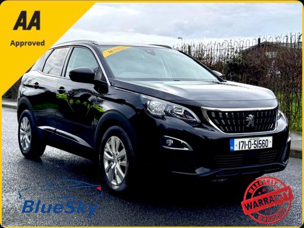 Peugeot 3008 SUV, Petrol, 2017, Black